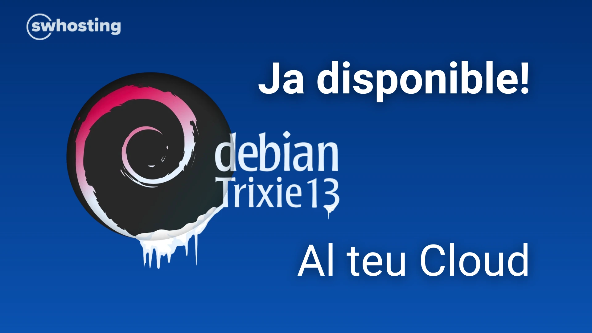 Debian 13 ¡Ja disponible al teu Cloud!