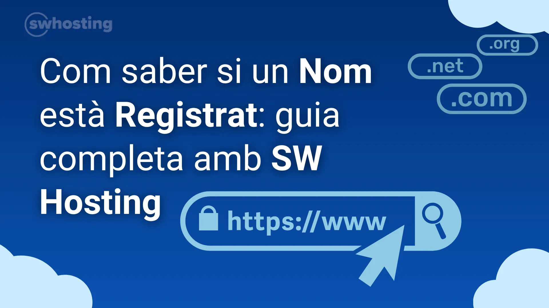 Com saber si un nom està registrat: guia completa amb SW Hosting