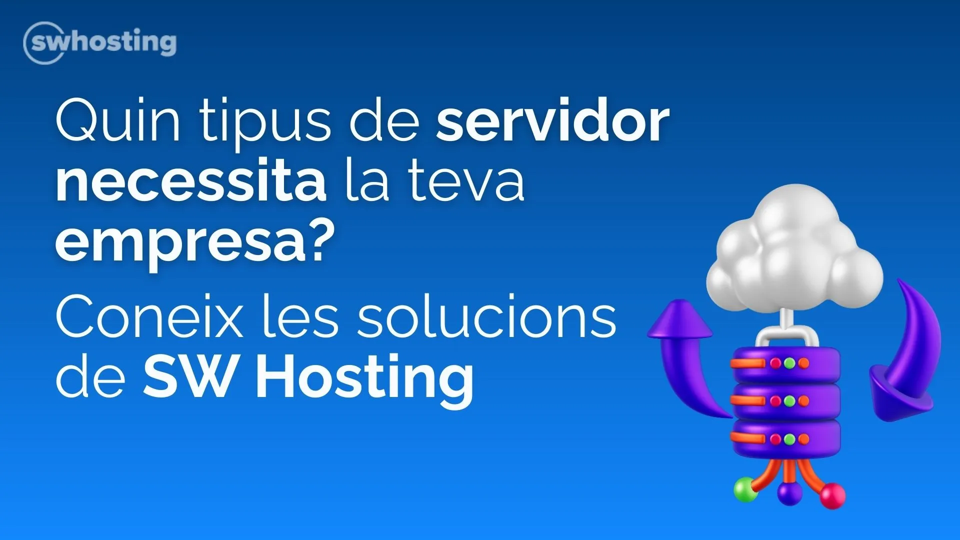 Quin tipus de servidor necessita la teva empresa? Coneix les solucions d'SW Hosting