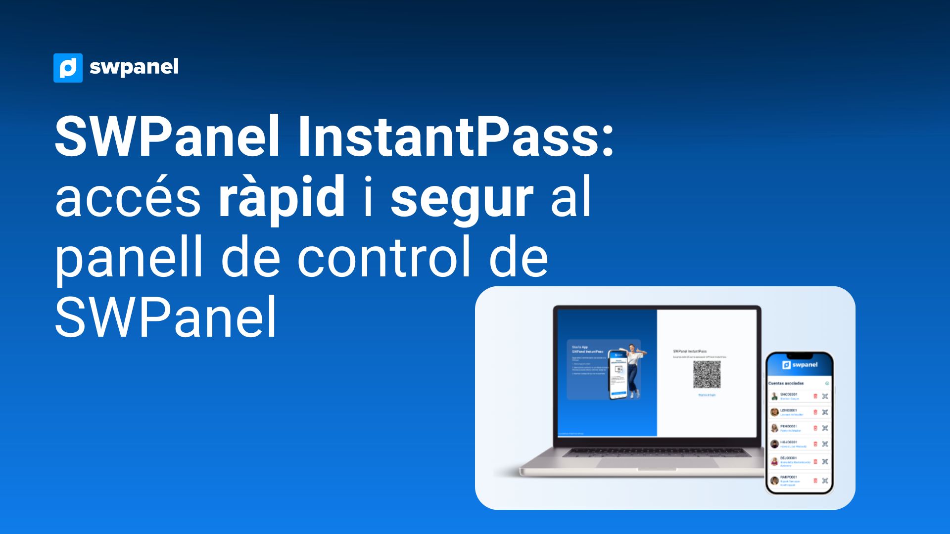 SWPanel InstantPass: accés ràpid i segur al panell de control de SWPanel